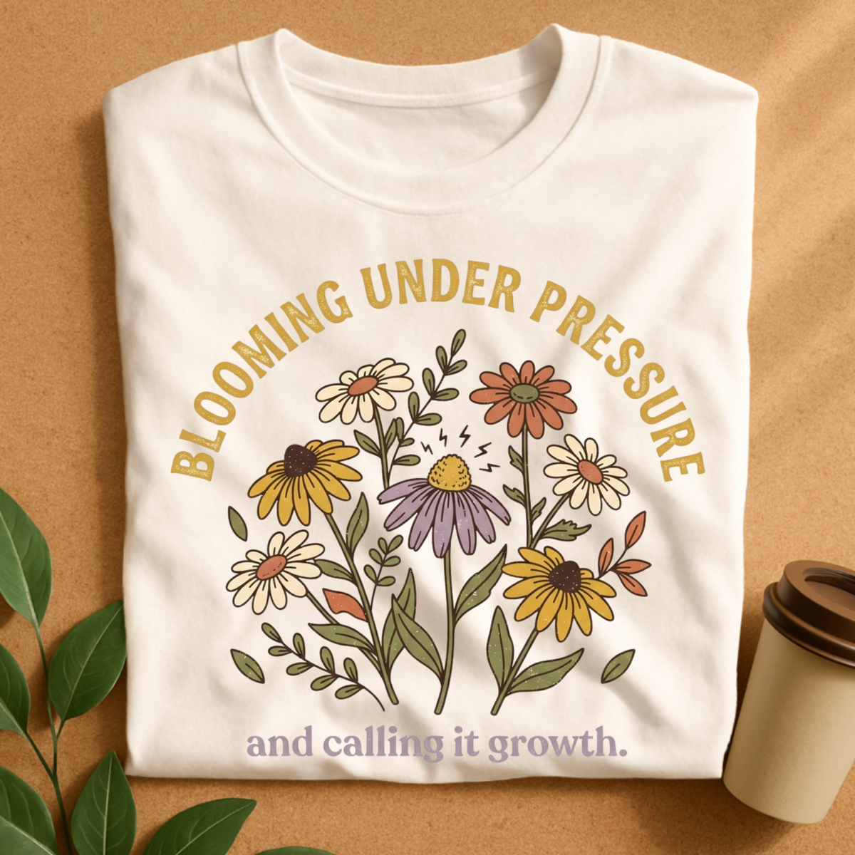 Blooming Under Pressure Wildflower T-Shirt
