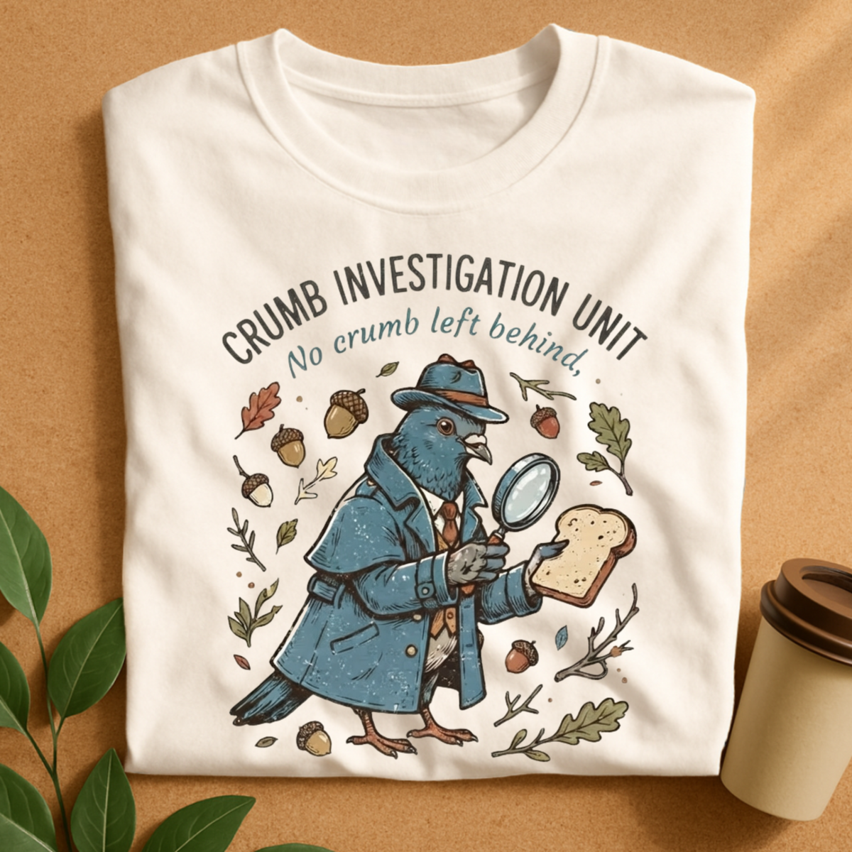 Crumb Investigation Unit Pigeon T-Shirt