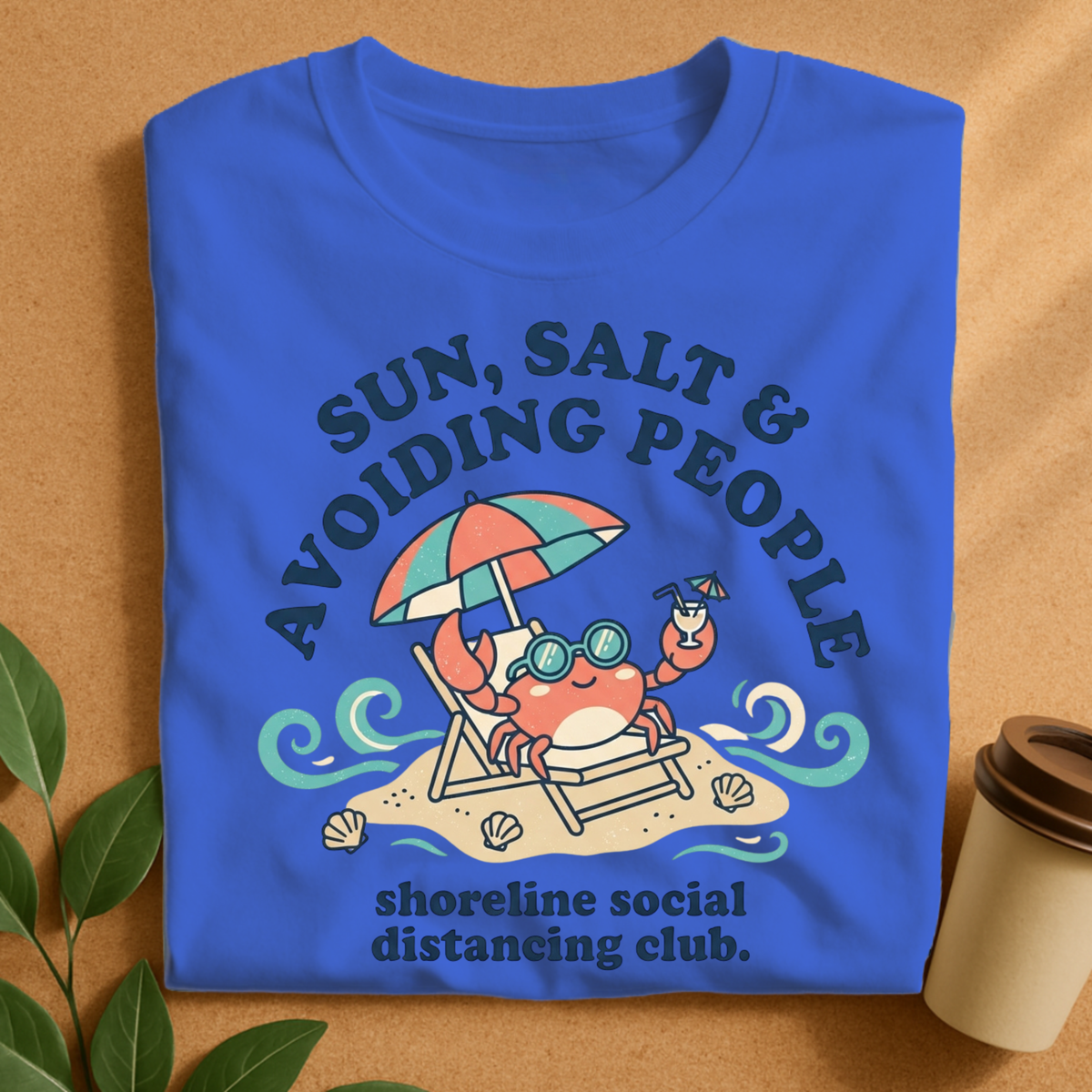 Sun Salt & Avoiding People Crab T-Shirt