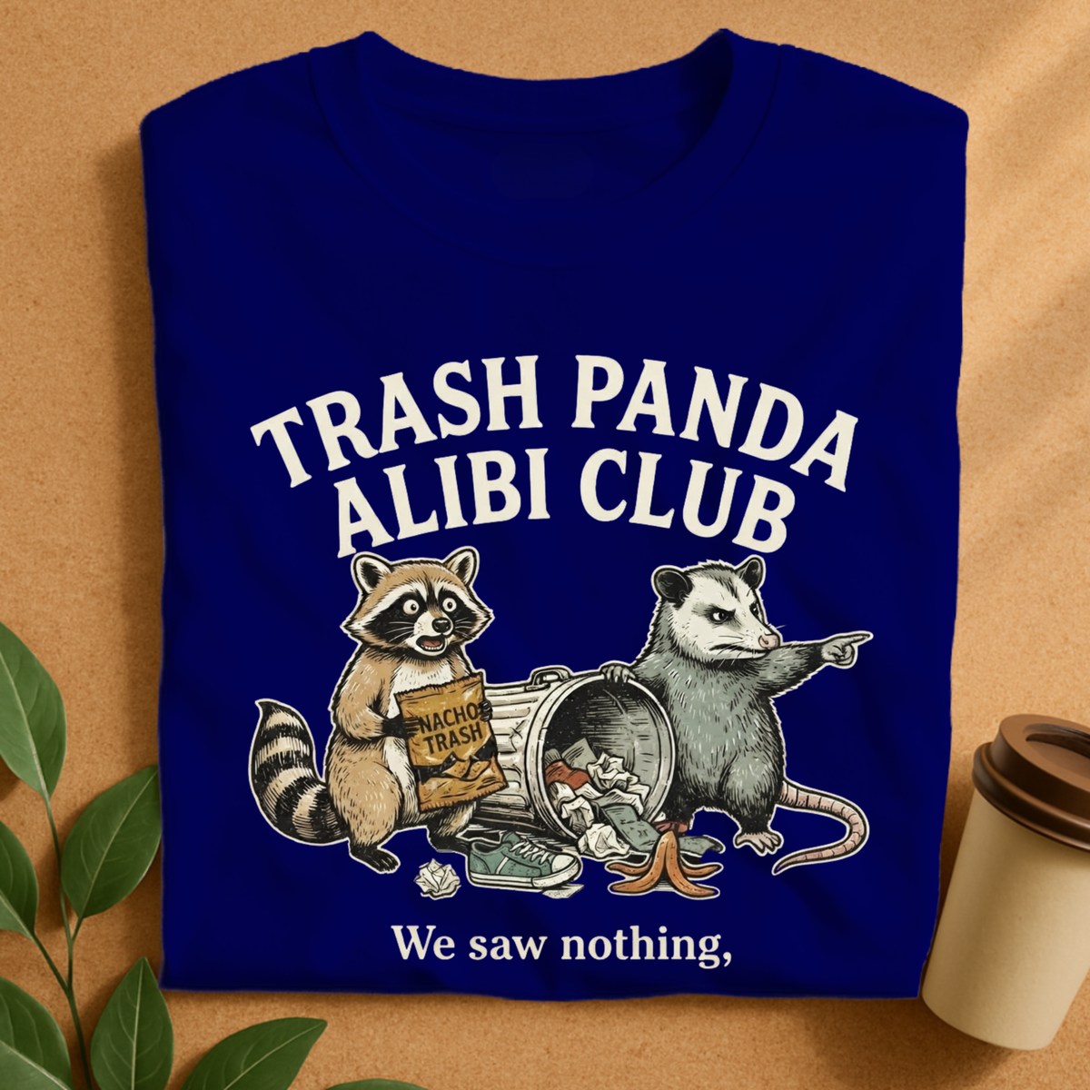 Trash Panda Alibi Club Raccoon & Opossum T-Shirt