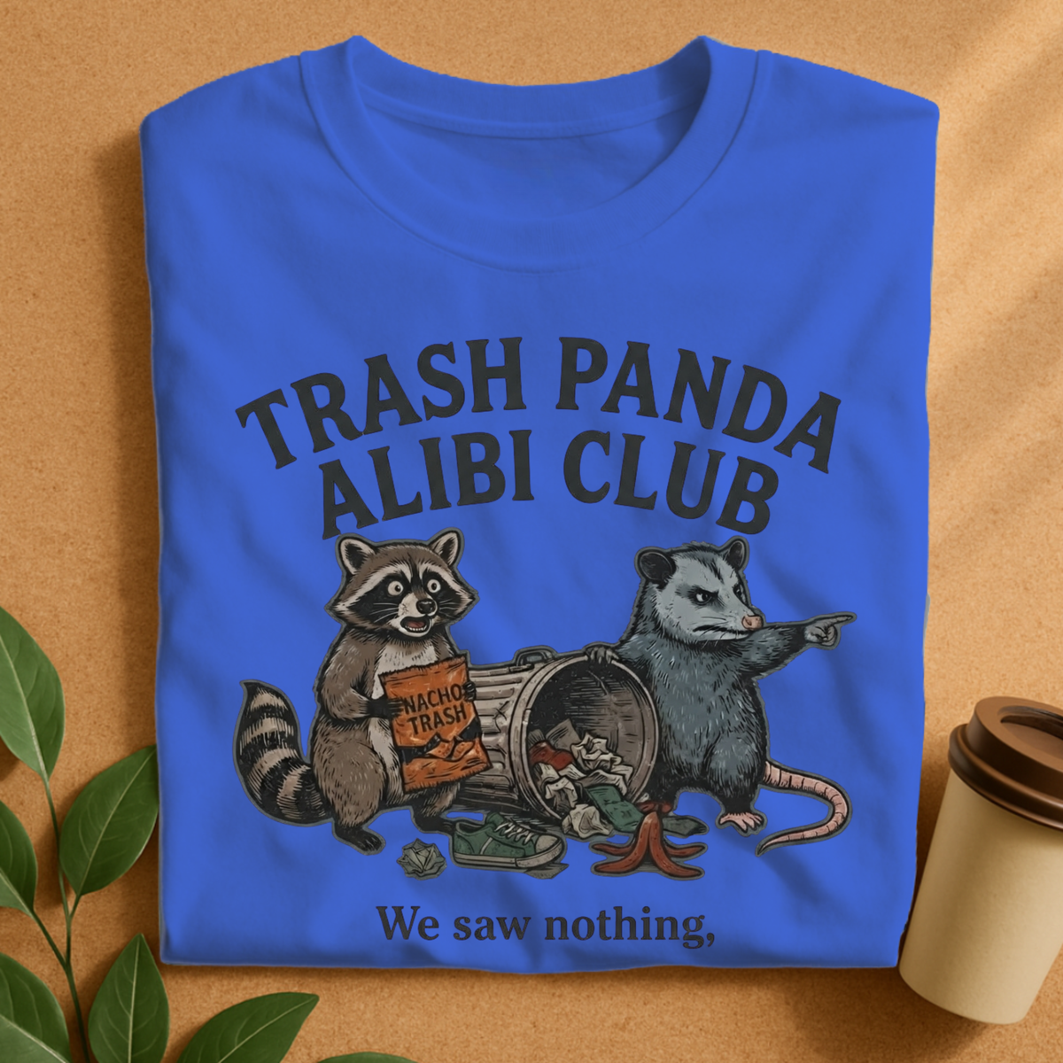 Trash Panda Alibi Club Raccoon & Opossum T-Shirt