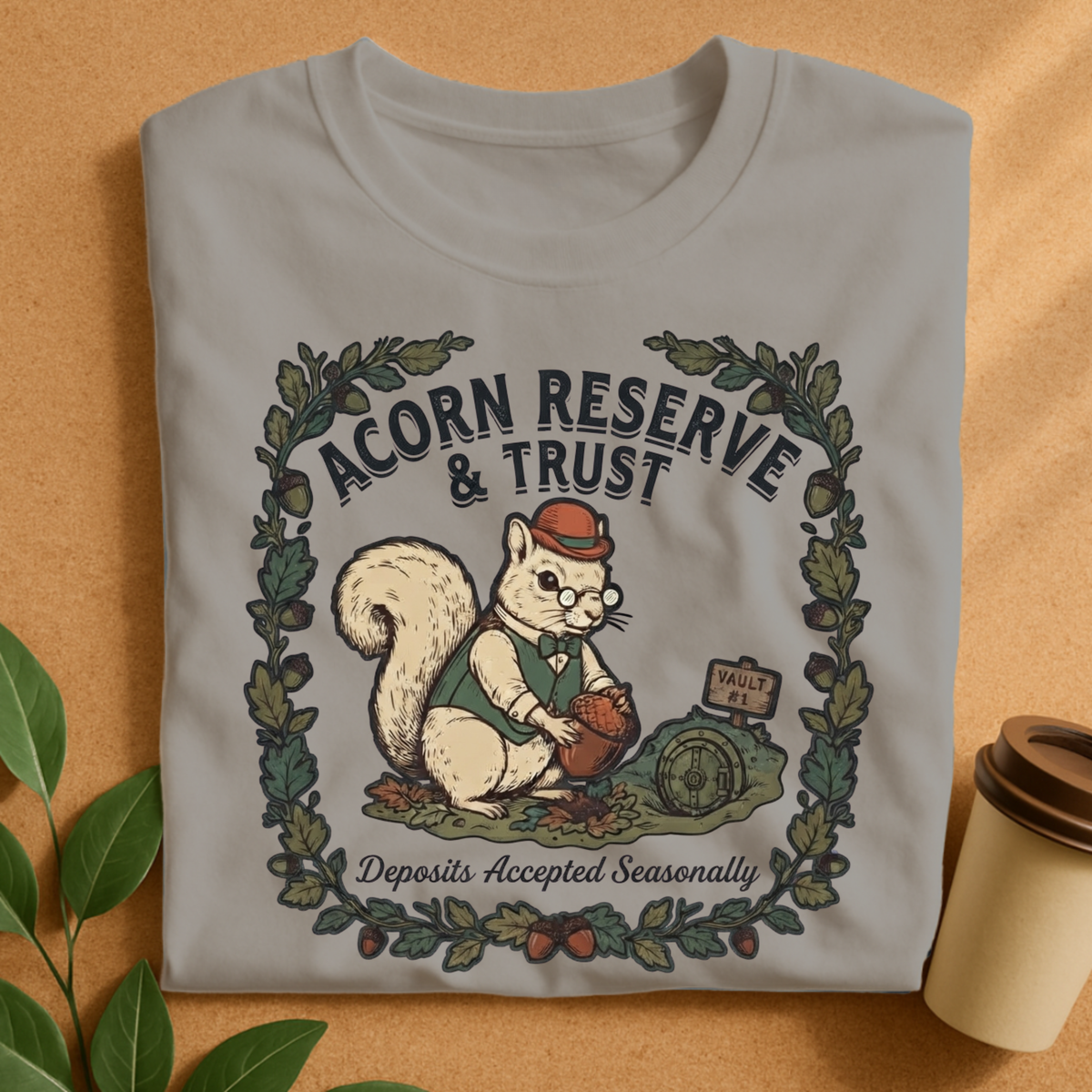 Acorn Reserve & Trust Squirrel T-Shirt
