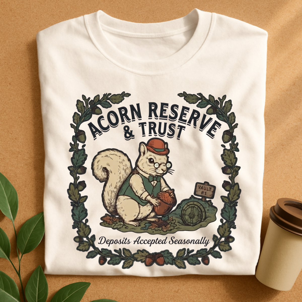 Acorn Reserve & Trust Squirrel T-Shirt