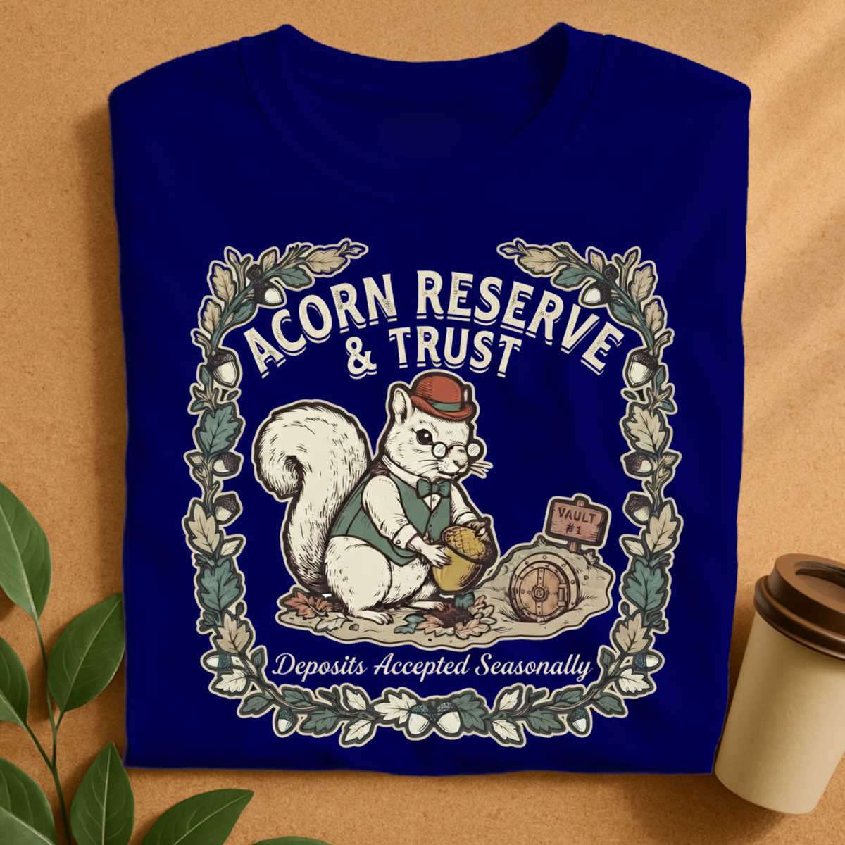Acorn Reserve & Trust Squirrel T-Shirt