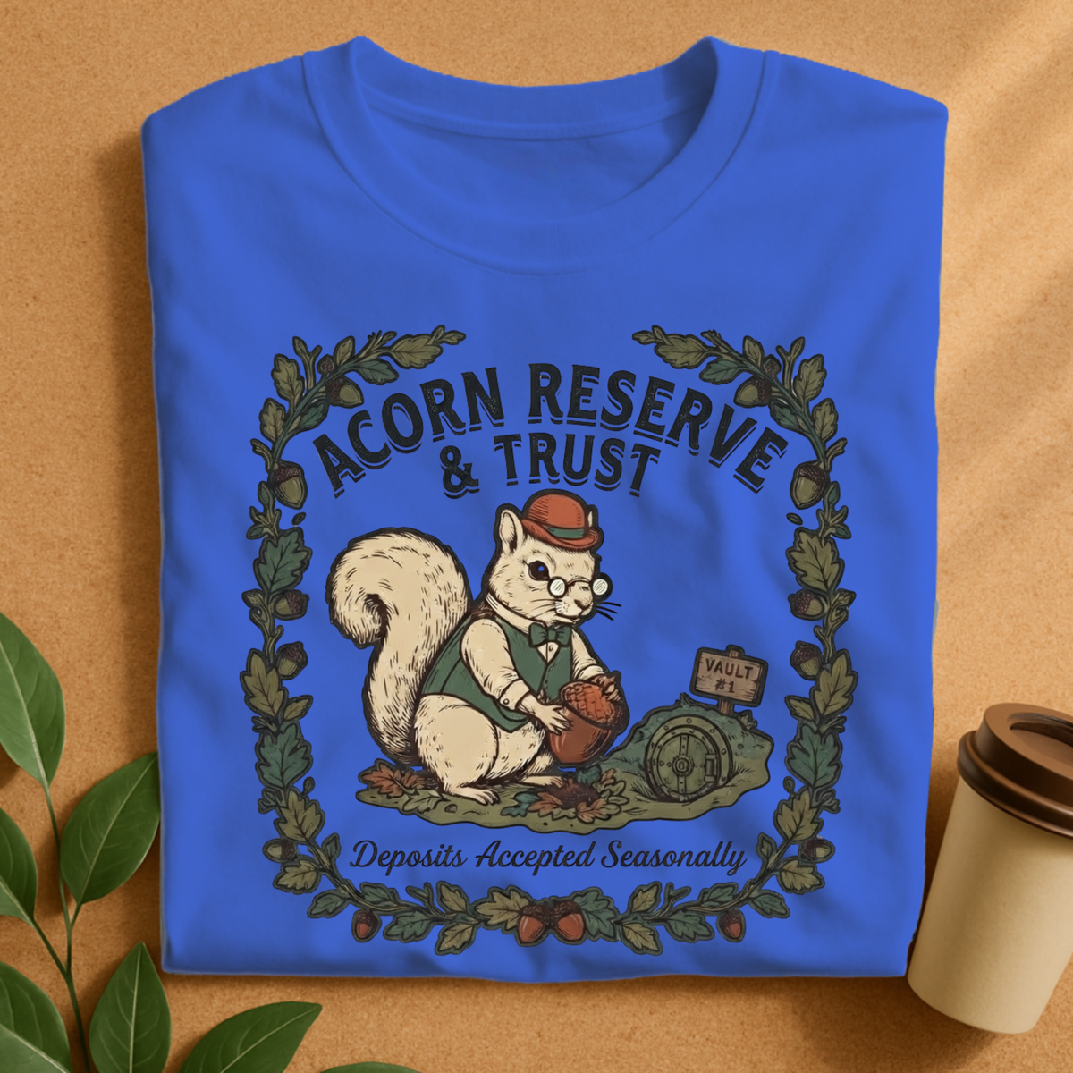 Acorn Reserve & Trust Squirrel T-Shirt
