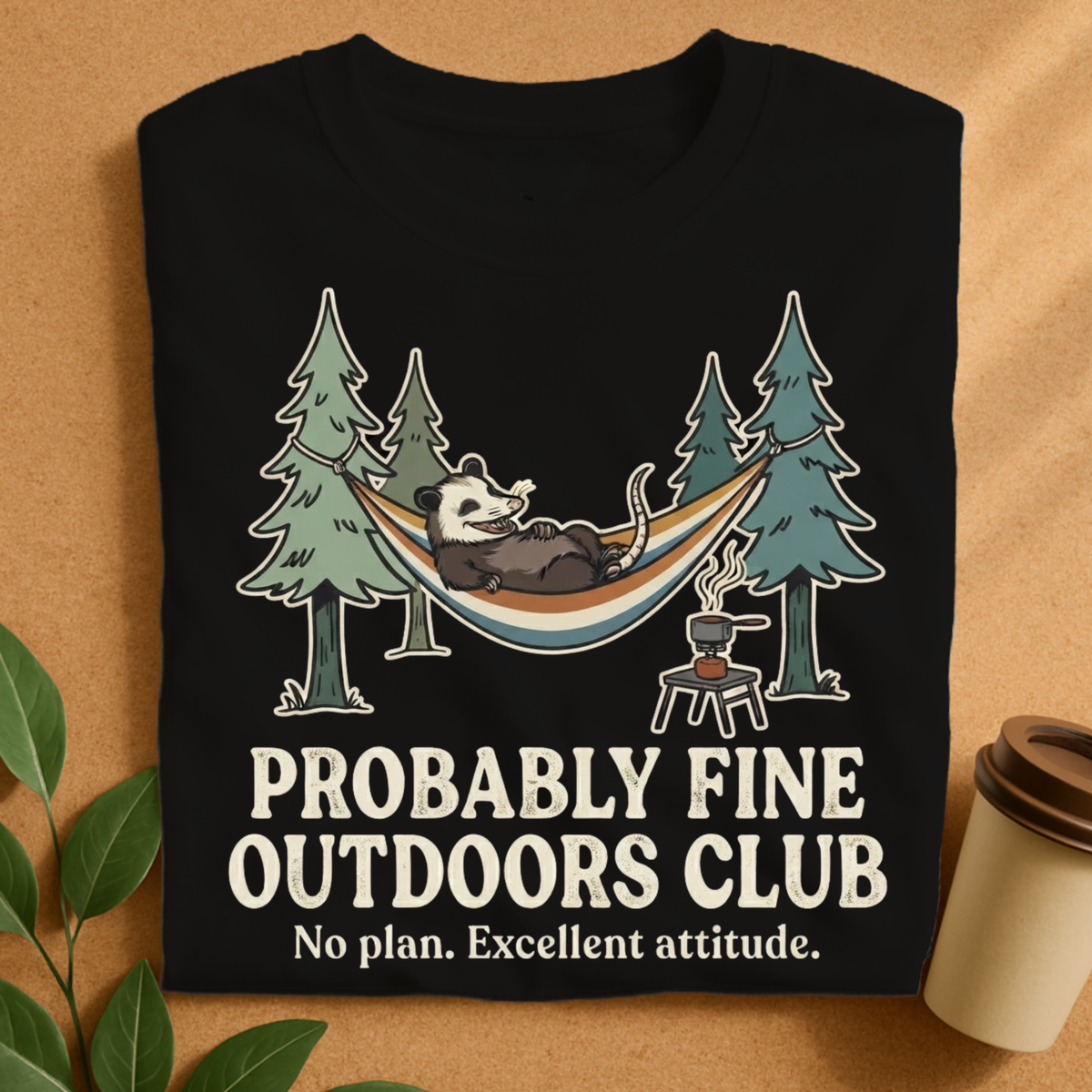 Probably Fine Outdoors Club Opossum T-Shirt