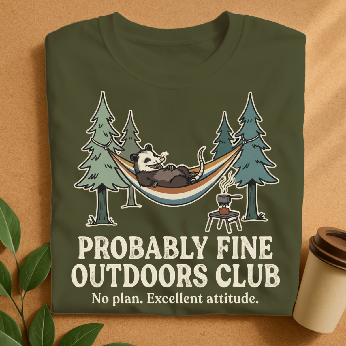 Probably Fine Outdoors Club Opossum T-Shirt