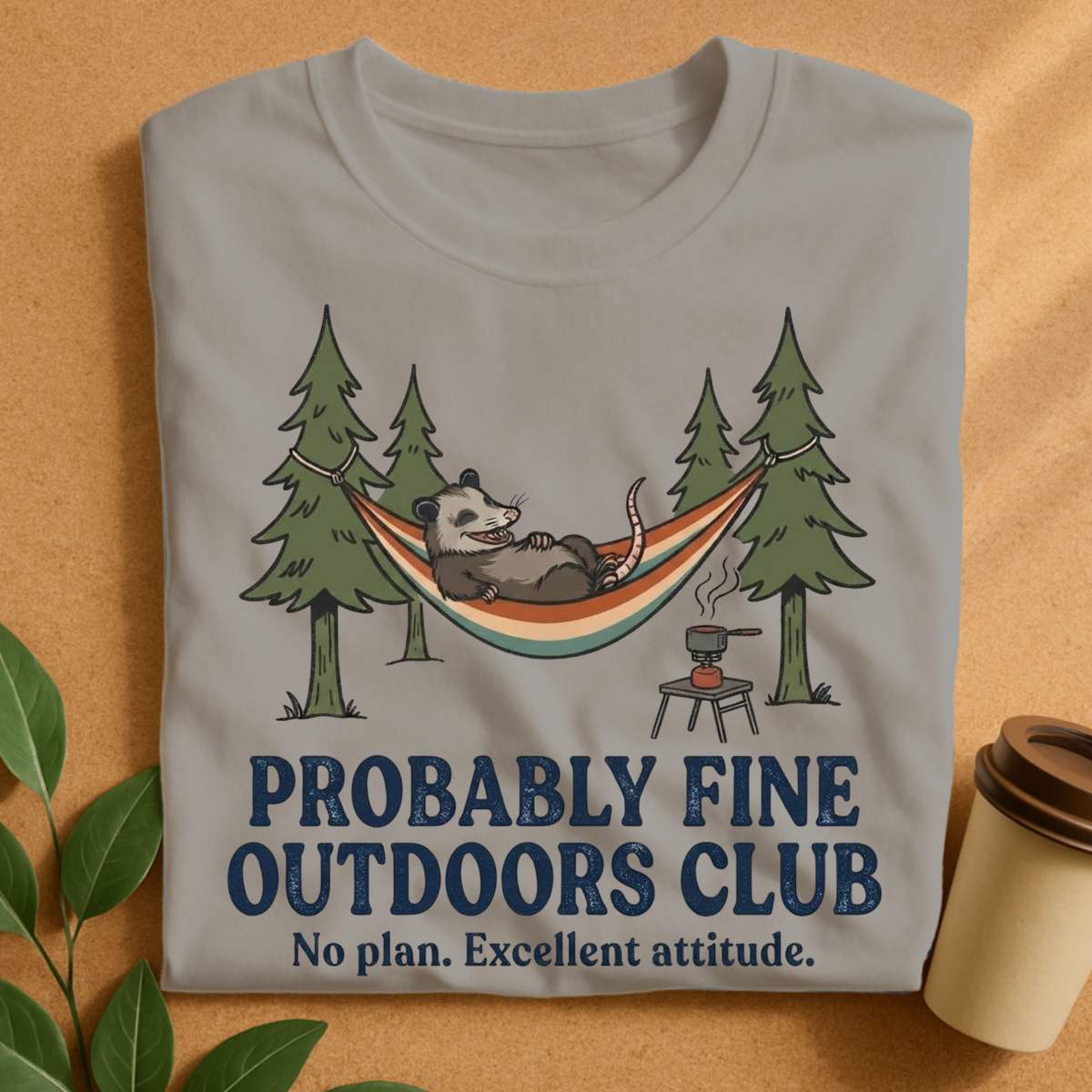 Probably Fine Outdoors Club Opossum T-Shirt