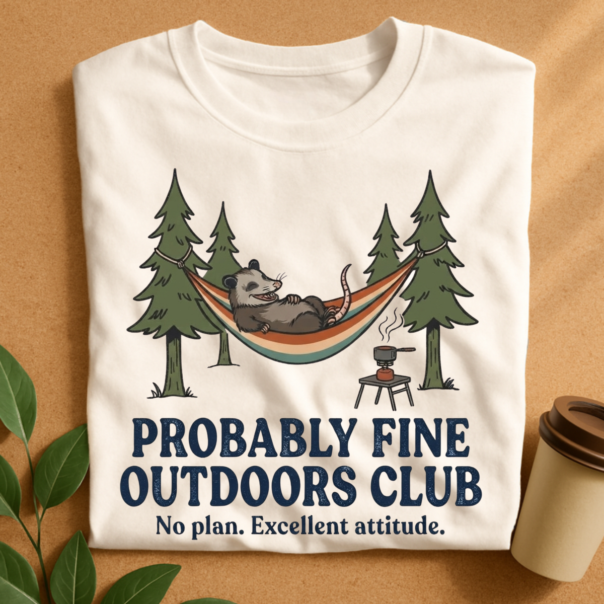 Probably Fine Outdoors Club Opossum T-Shirt