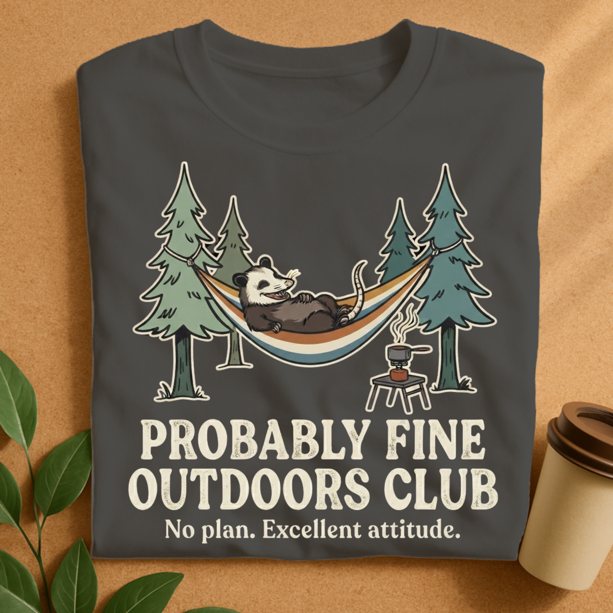 Probably Fine Outdoors Club Opossum T-Shirt