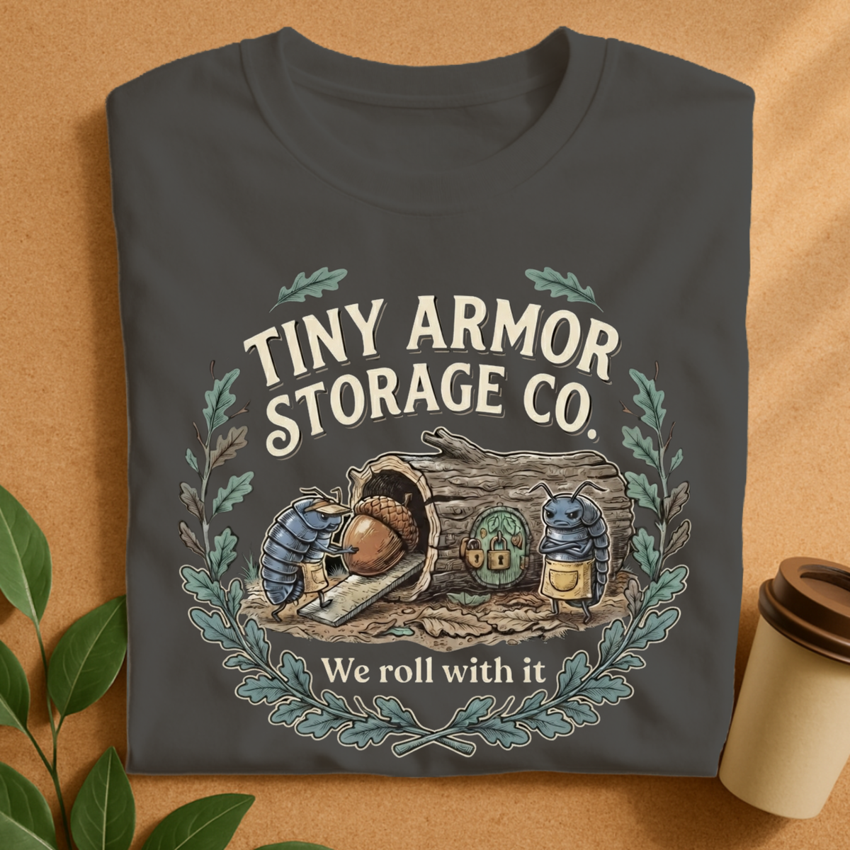 Tiny Armor Storage Co. Pill Bug T-Shirt