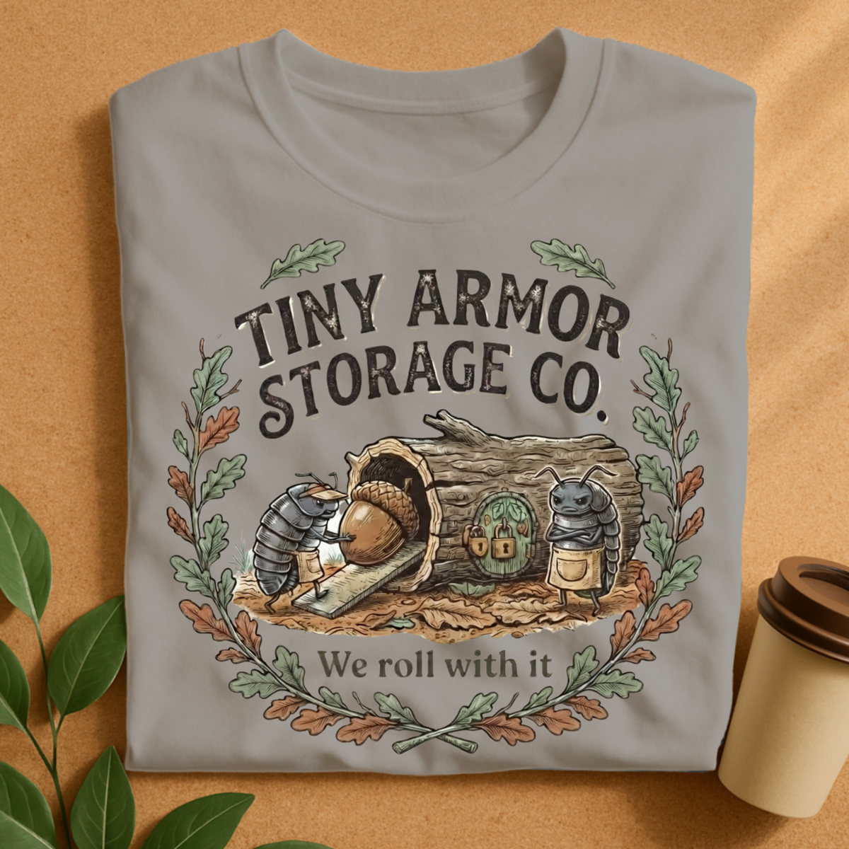 Tiny Armor Storage Co. Pill Bug T-Shirt