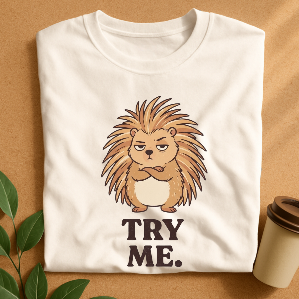 Try Me Porcupine T-Shirt