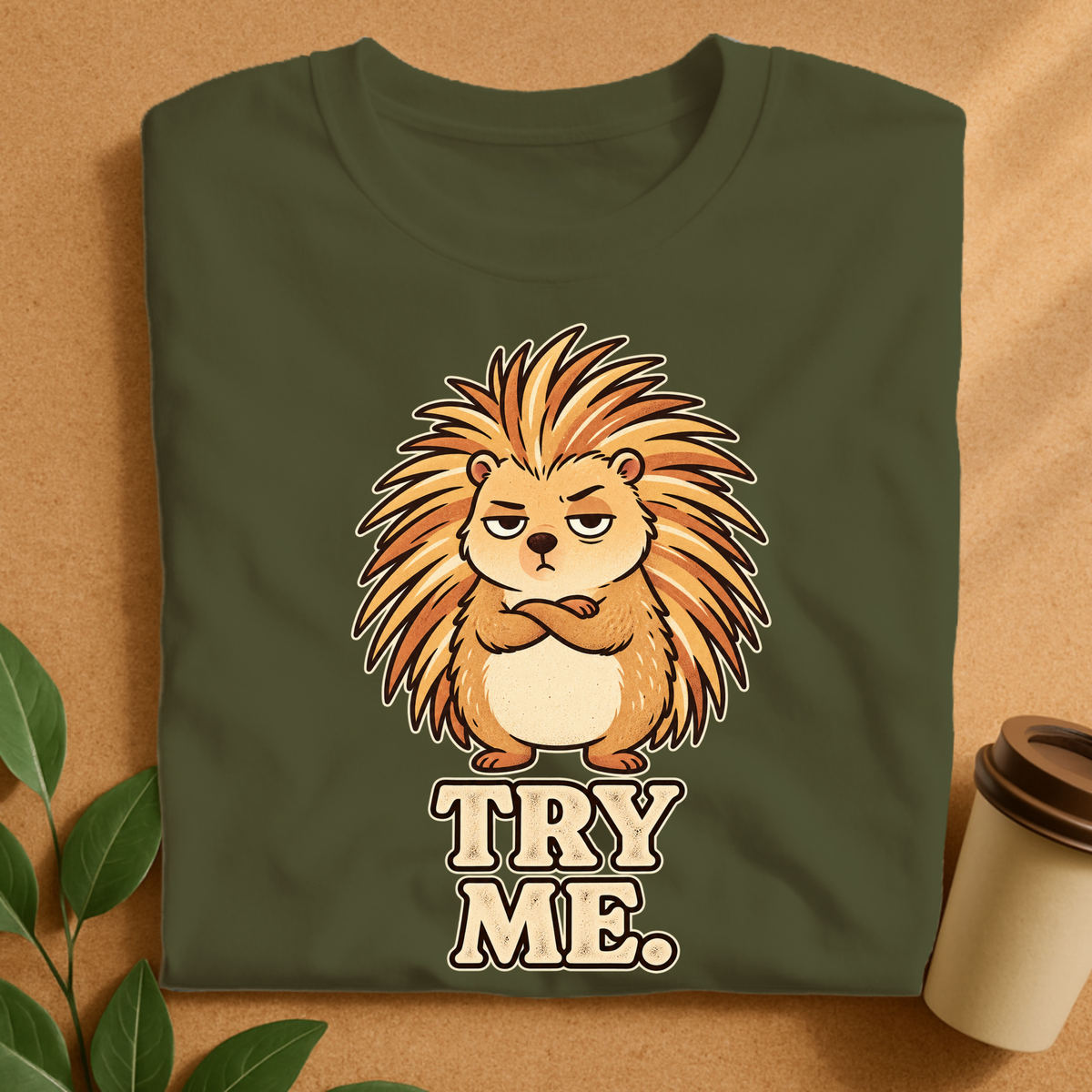 Try Me Porcupine T-Shirt