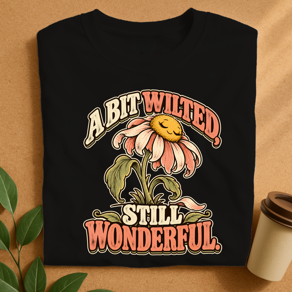 A Bit Wilted Still Wonderful Flower T-Shirt