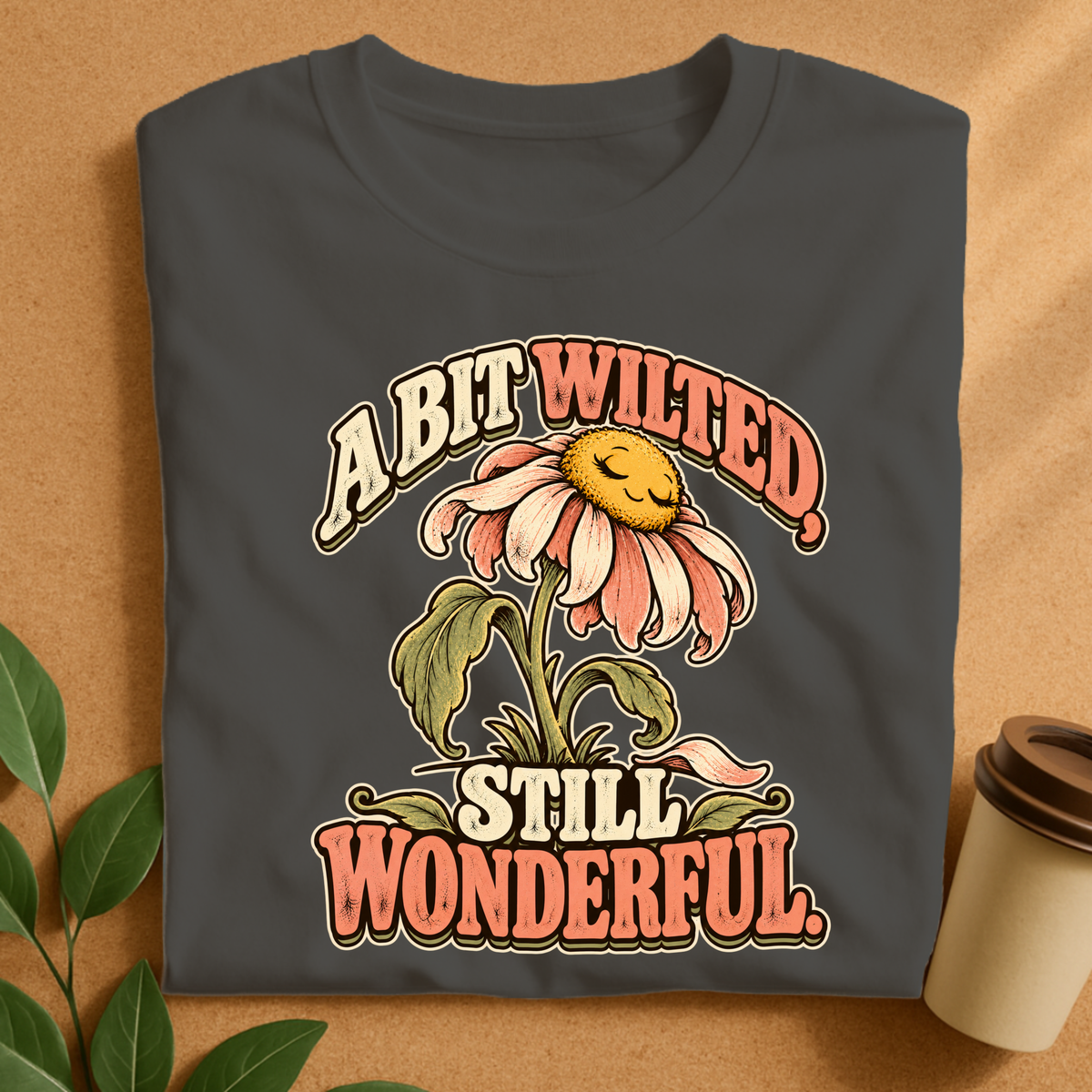 A Bit Wilted Still Wonderful Flower T-Shirt