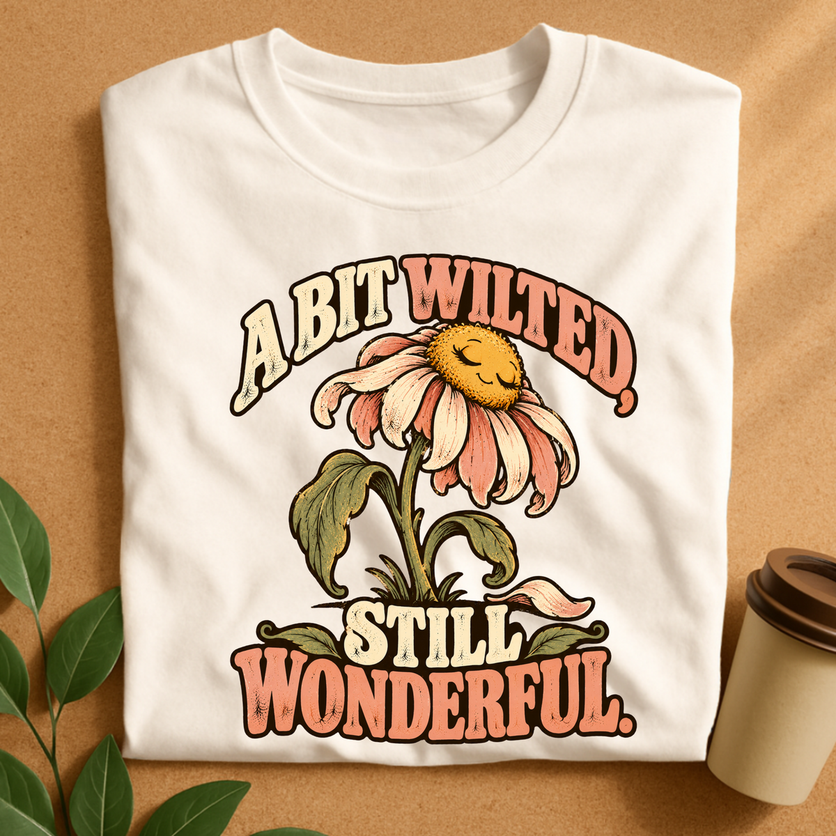 A Bit Wilted Still Wonderful Flower T-Shirt