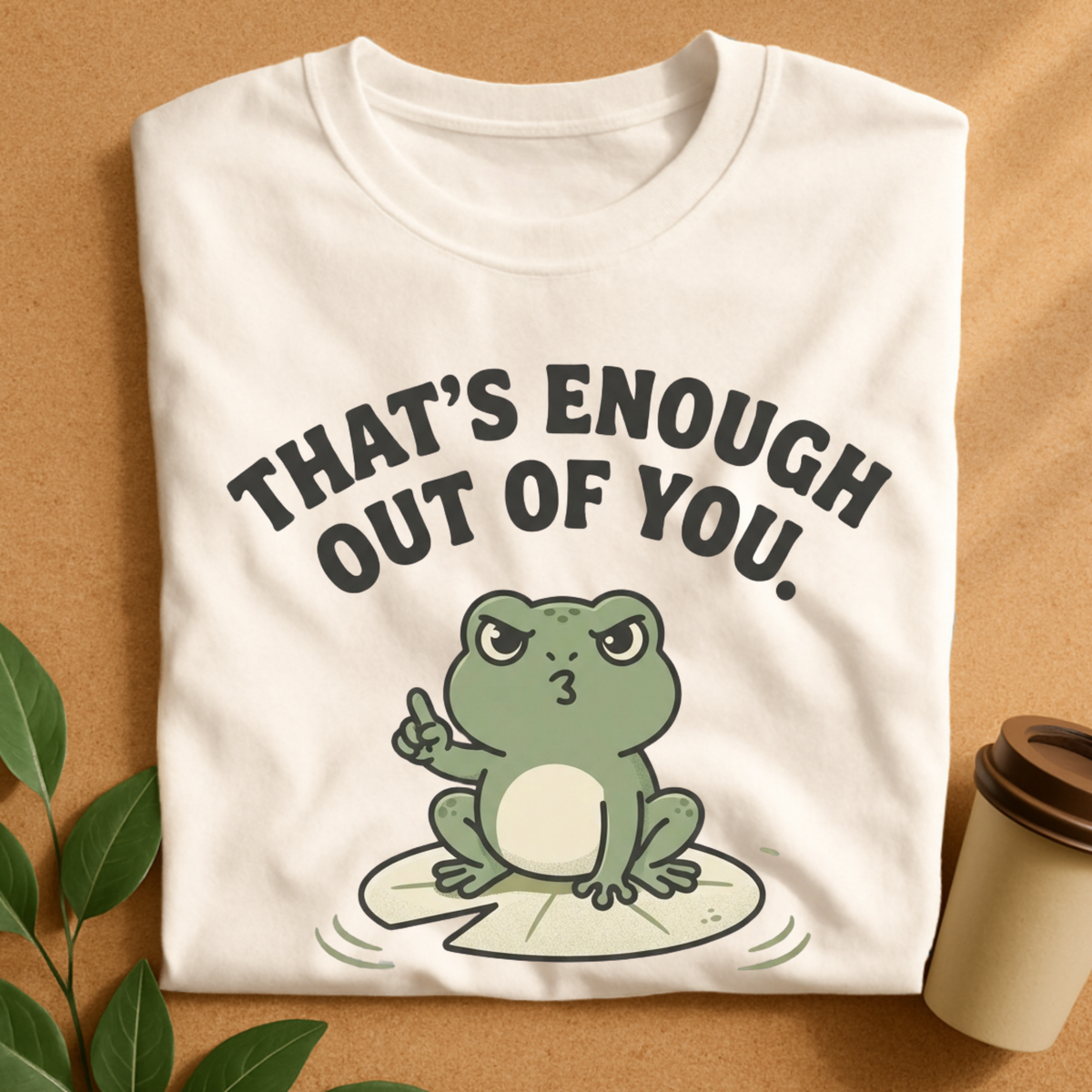 That’s Enough Out of You Funny Frog T-Shirt