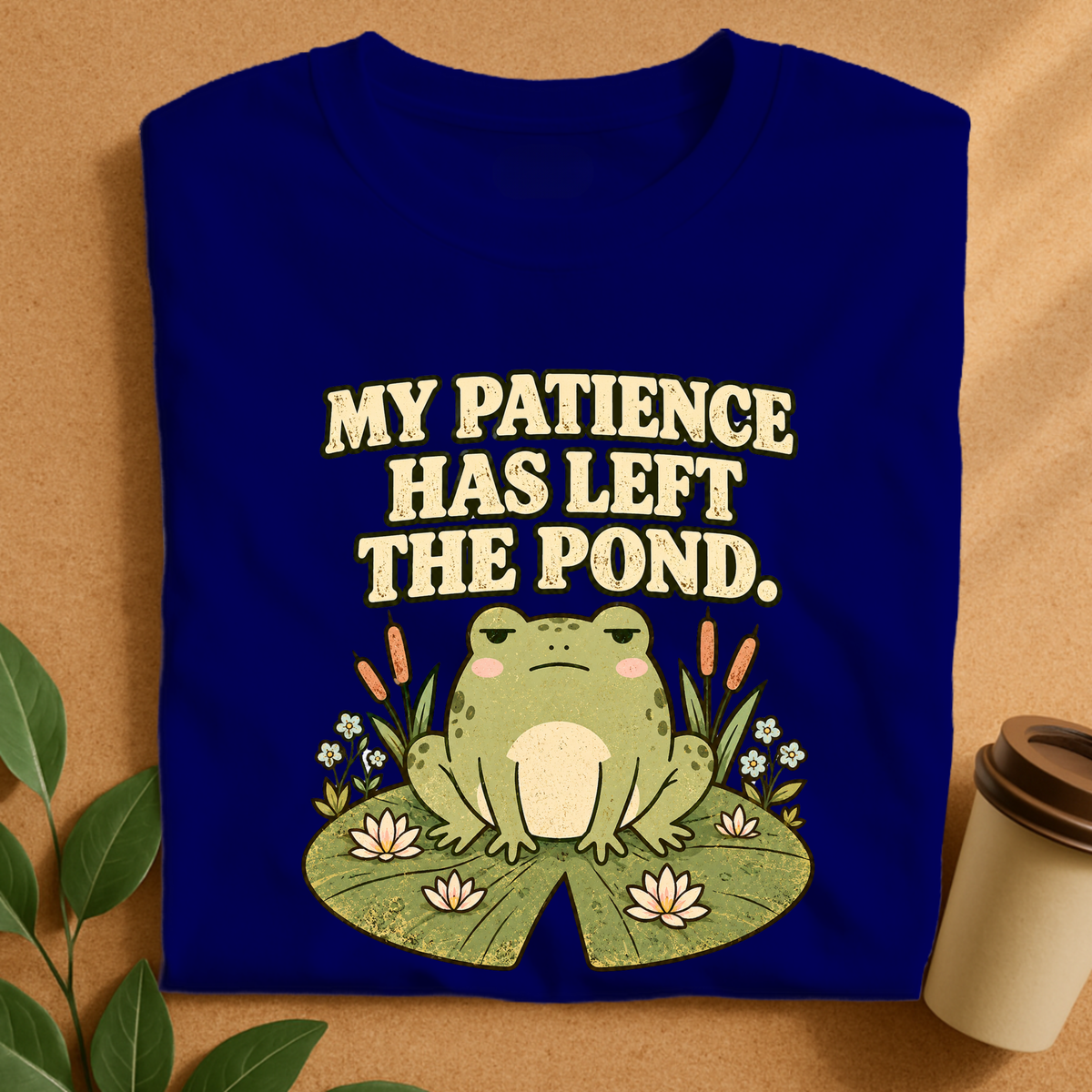 My Patience Has Left the Pond Frog T-Shirt