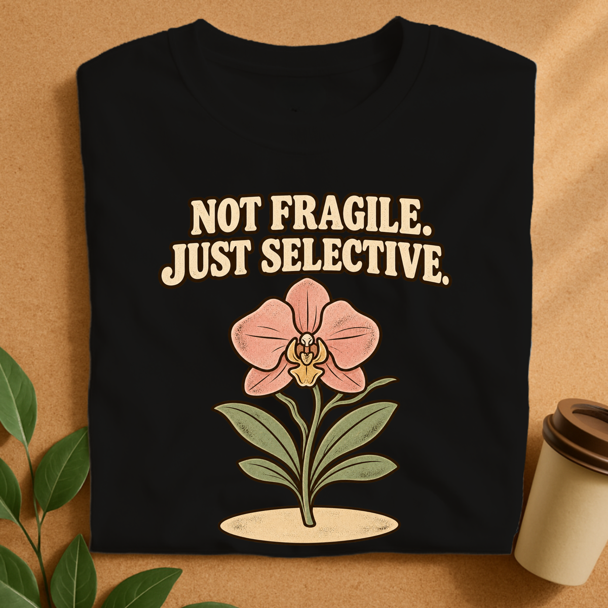 Not Fragile Just Selective Orchid T-Shirt