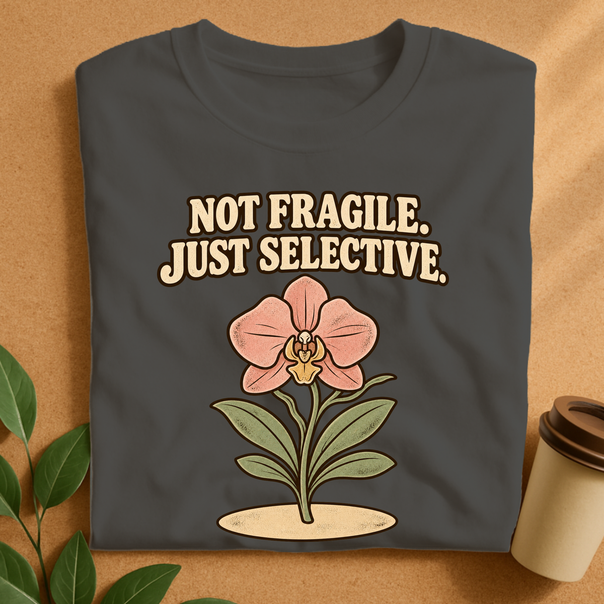 Not Fragile Just Selective Orchid T-Shirt