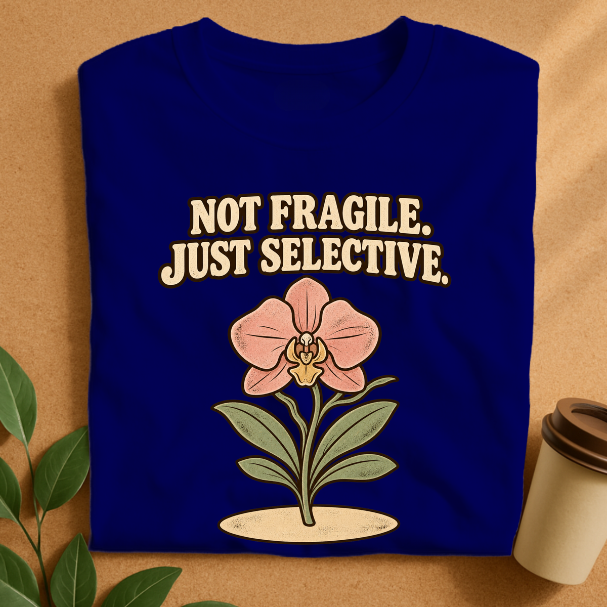 Not Fragile Just Selective Orchid T-Shirt
