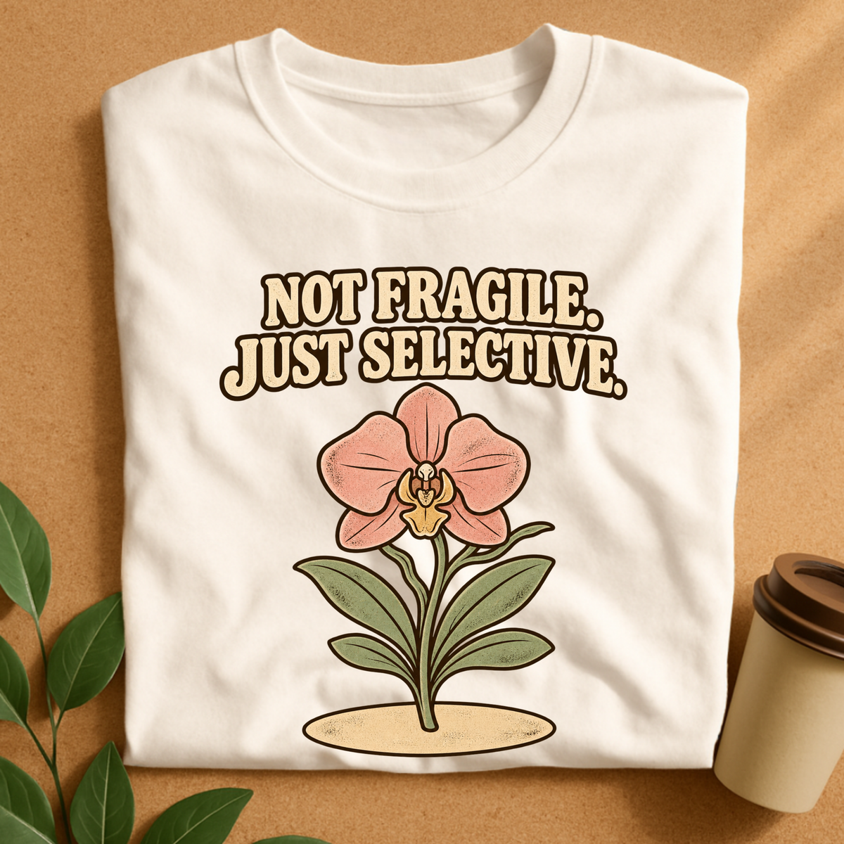 Not Fragile Just Selective Orchid T-Shirt