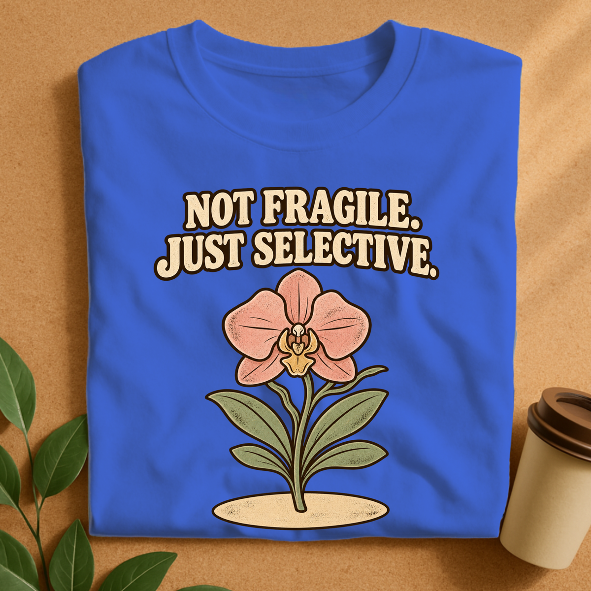 Not Fragile Just Selective Orchid T-Shirt