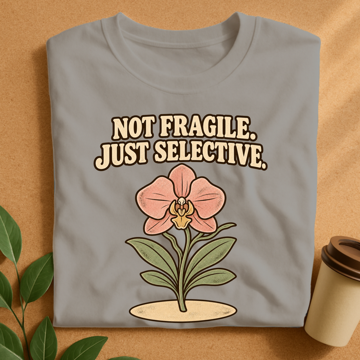 Not Fragile Just Selective Orchid T-Shirt