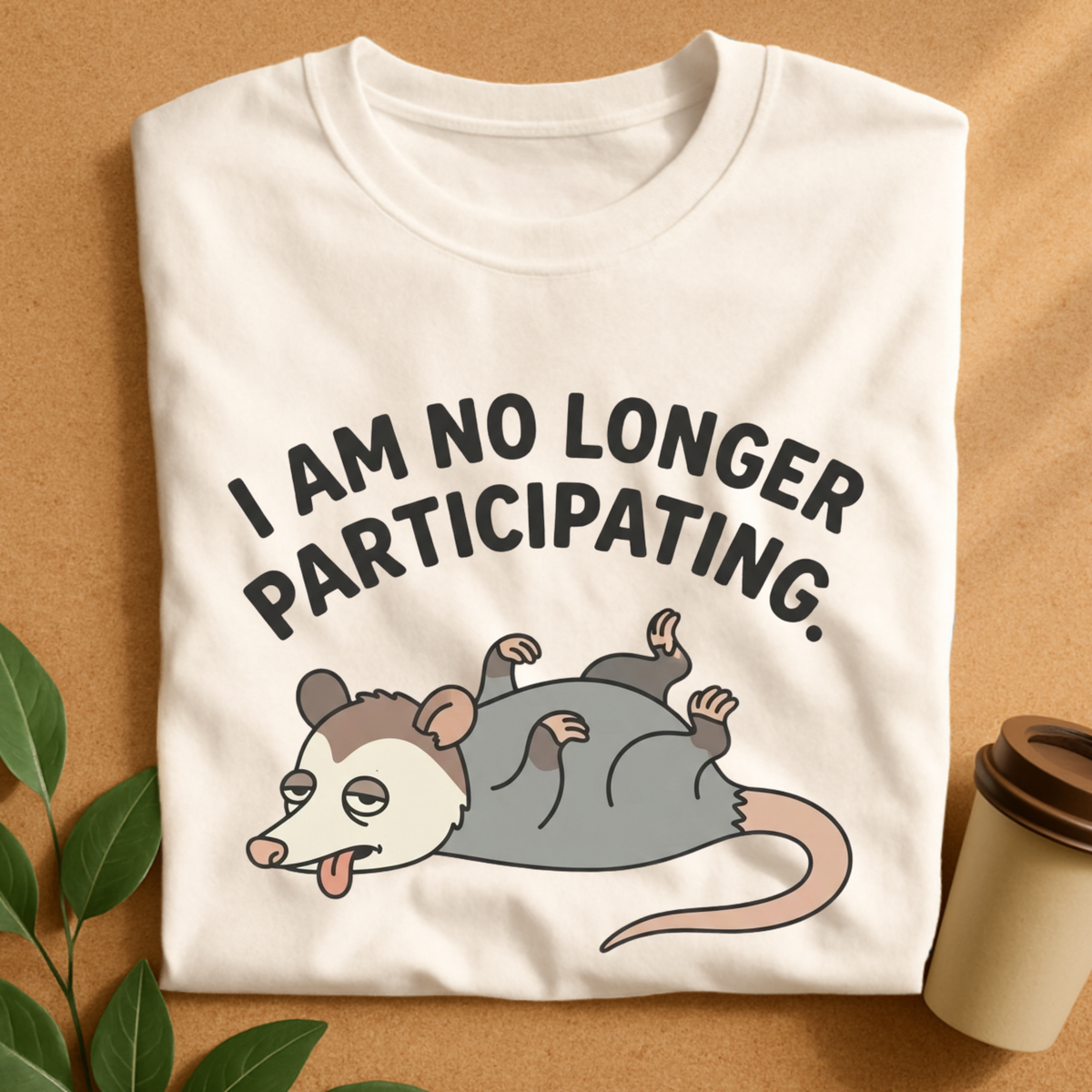 No Longer Participating Opossum T-Shirt