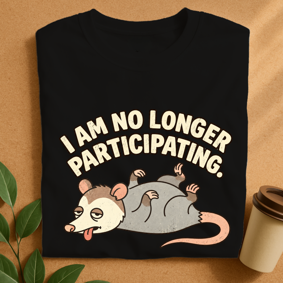 No Longer Participating Opossum T-Shirt