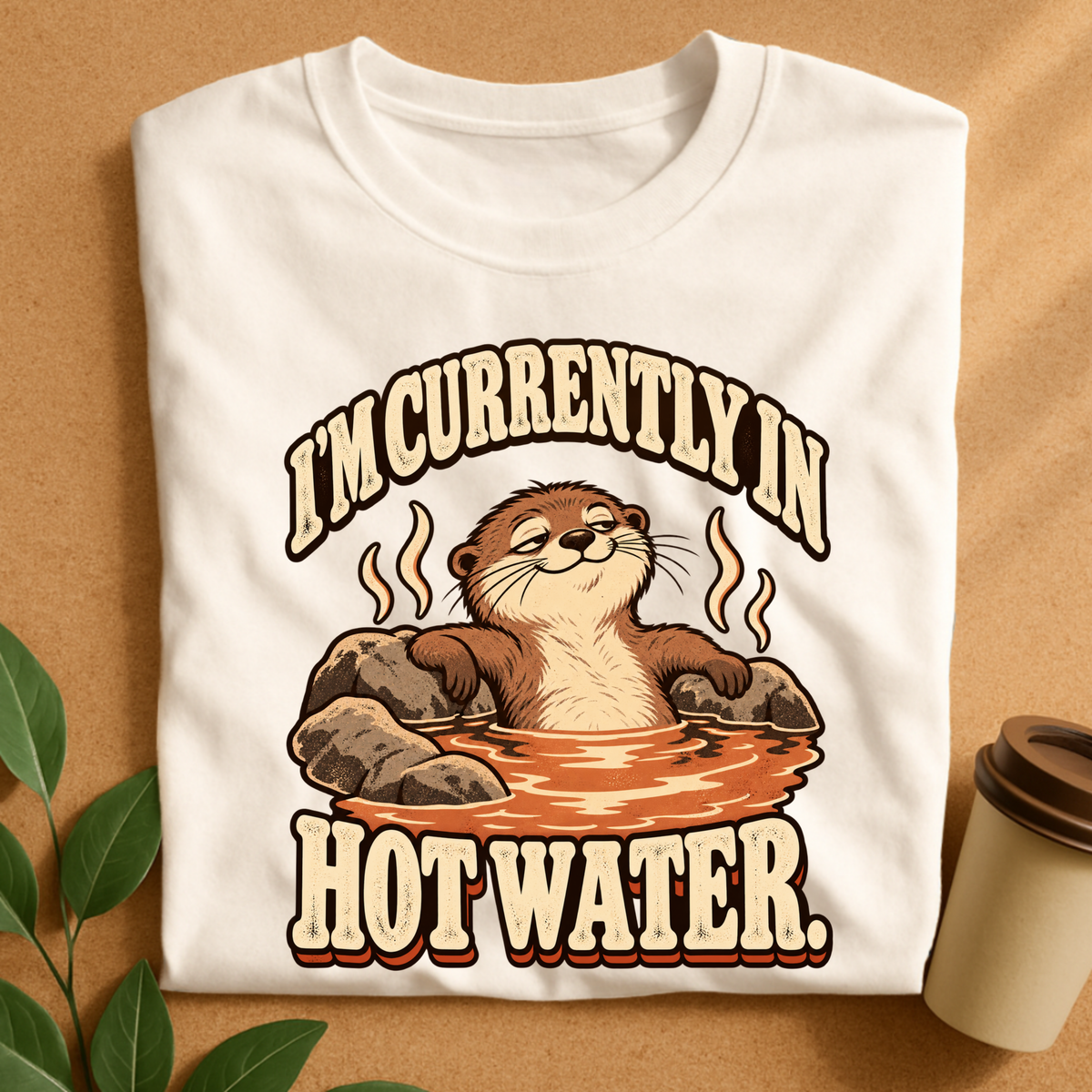 Currently in Hot Water Otter T-Shirt