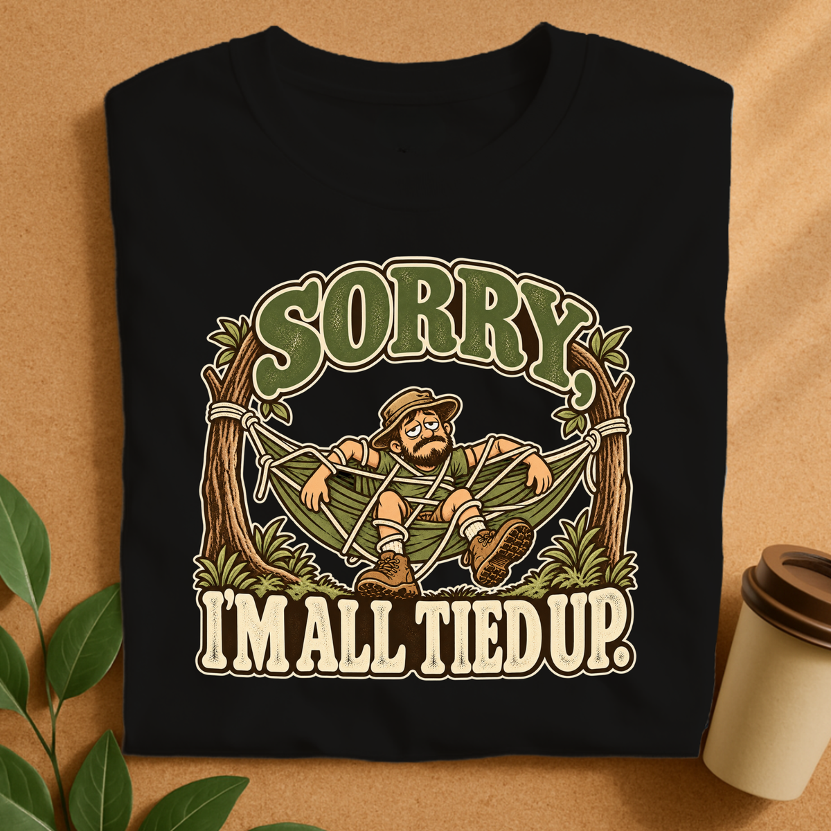 All Tied Up Camping T-Shirt