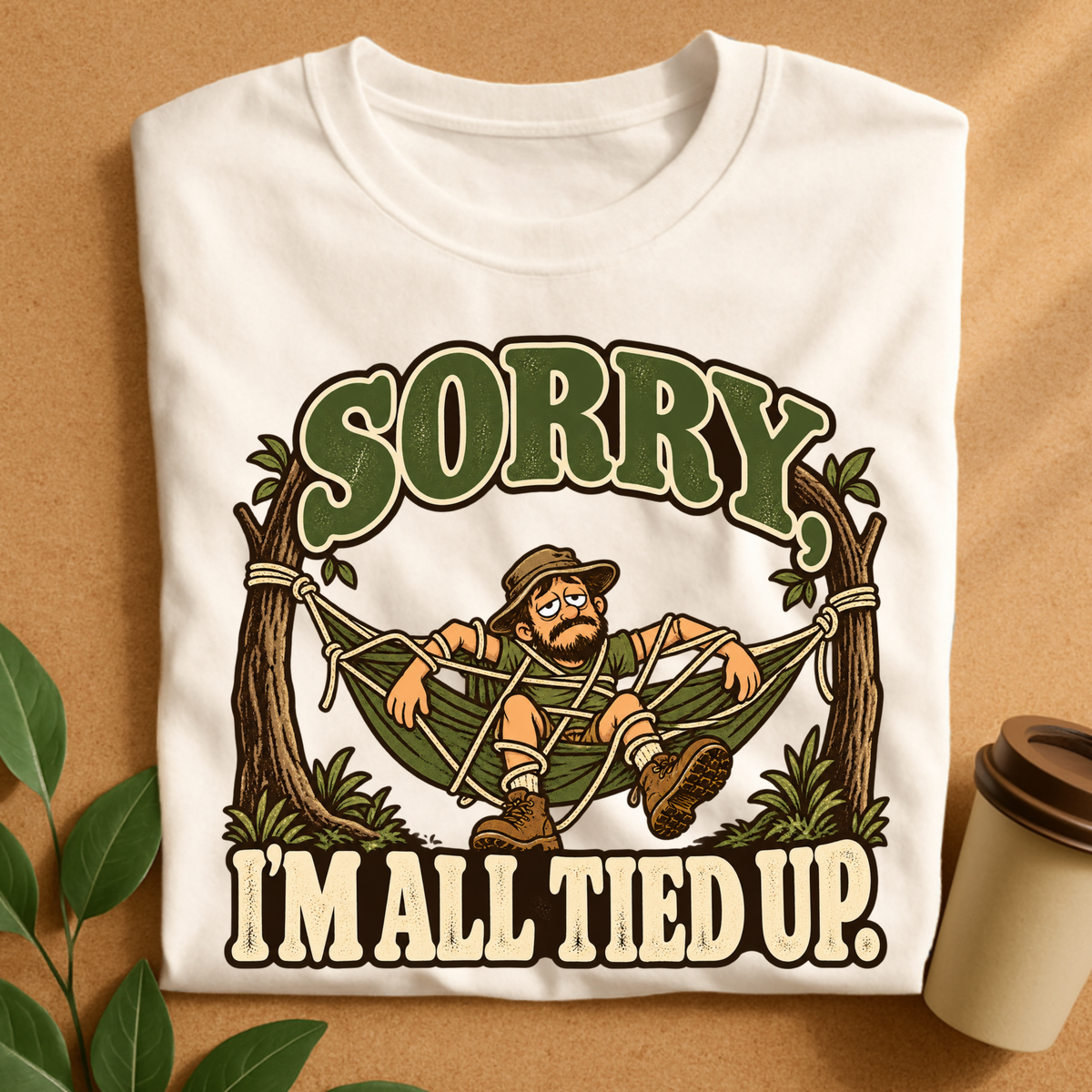 All Tied Up Camping T-Shirt