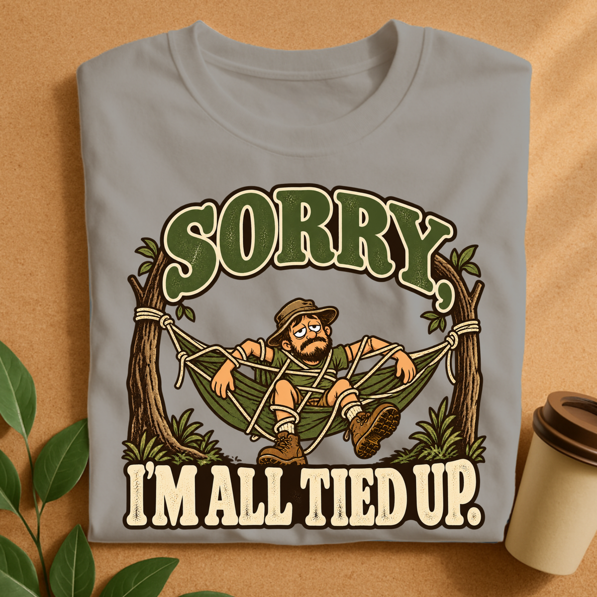 All Tied Up Camping T-Shirt
