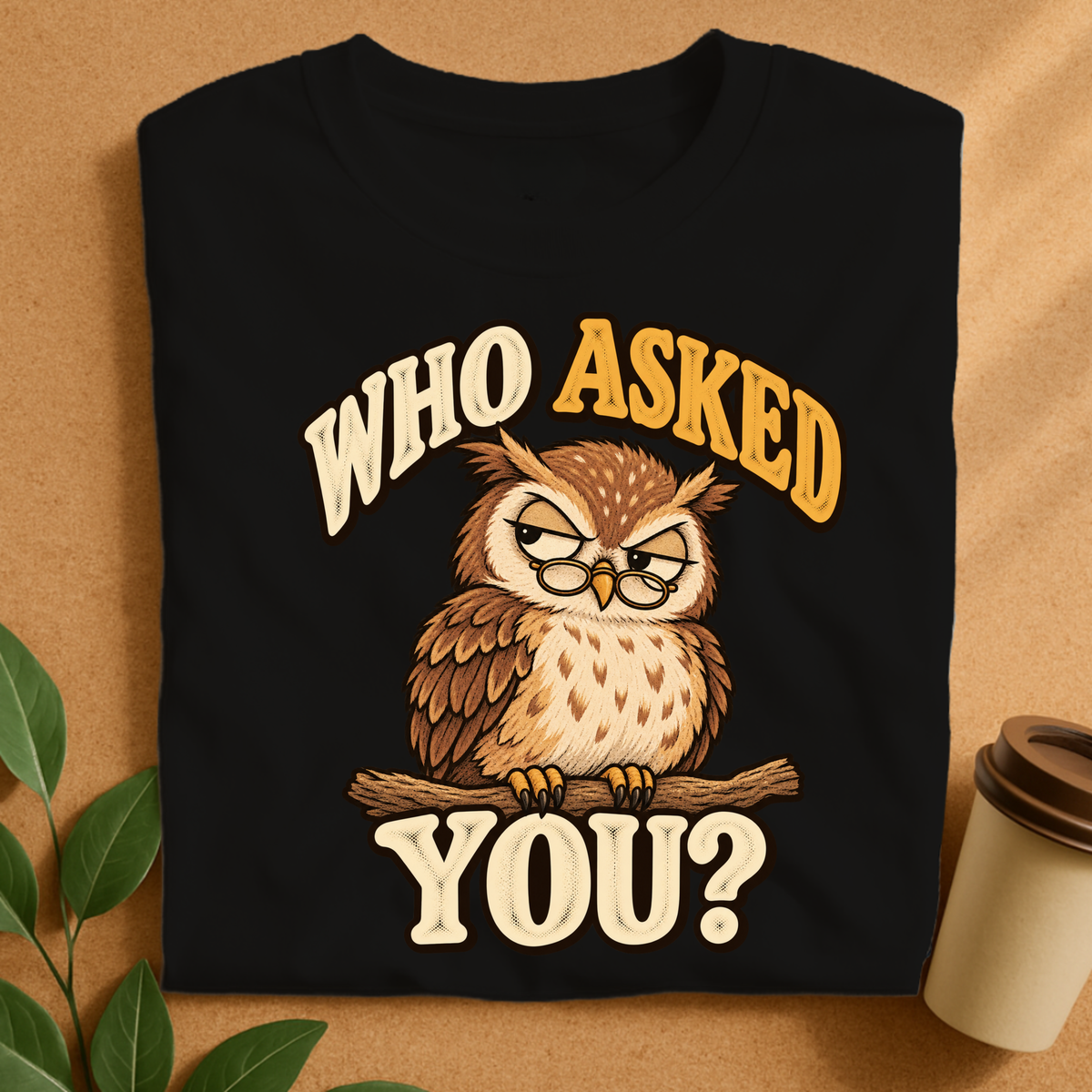 Did Anyone Ask Owl T-Shirt