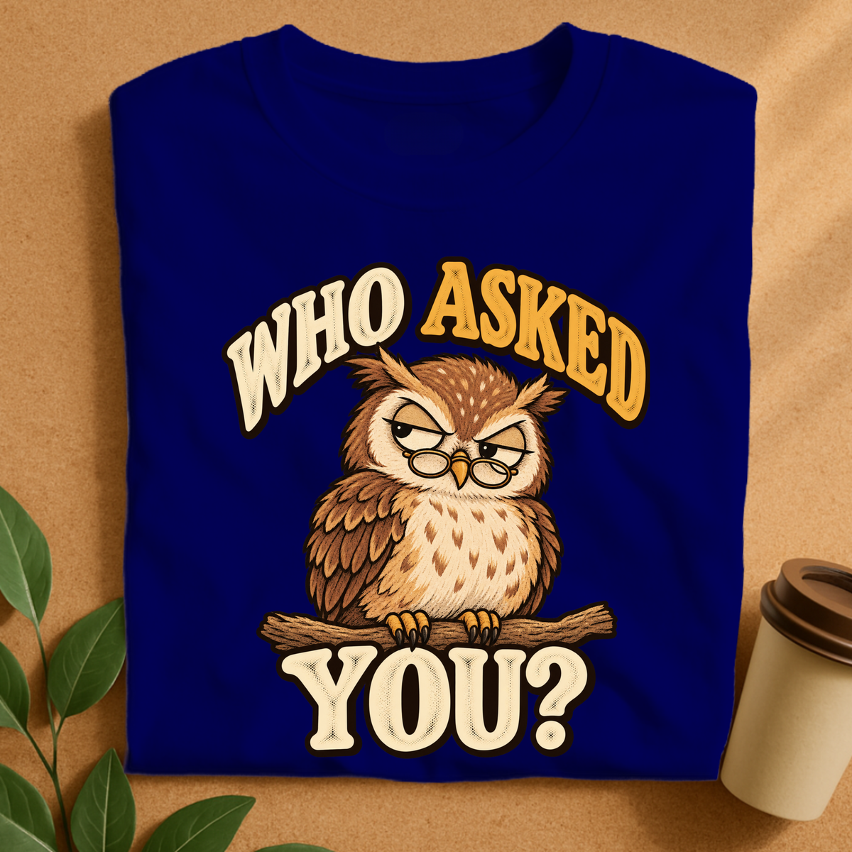 Did Anyone Ask Owl T-Shirt