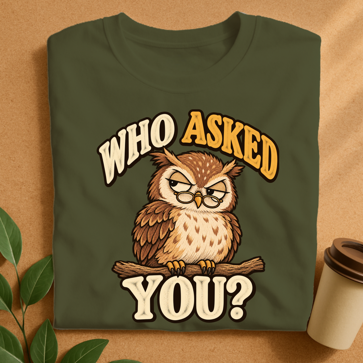 Did Anyone Ask Owl T-Shirt