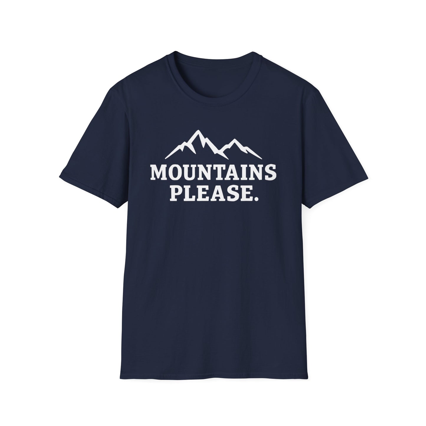 Mountains Please - Bold Outdoor Adventure Tee