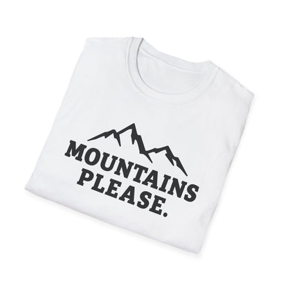 Mountains Please - Bold Outdoor Adventure Tee