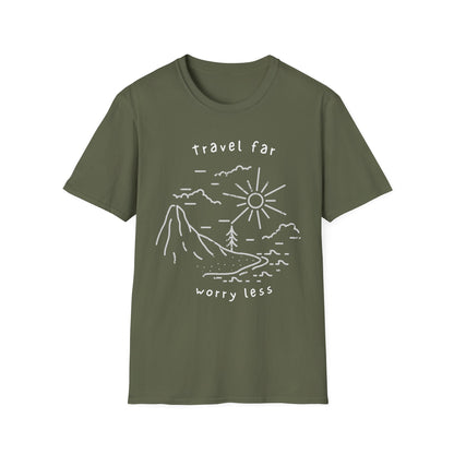 Copy of Travel far Worry less T-shirt